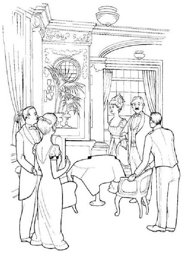 titanic coloring book page 8