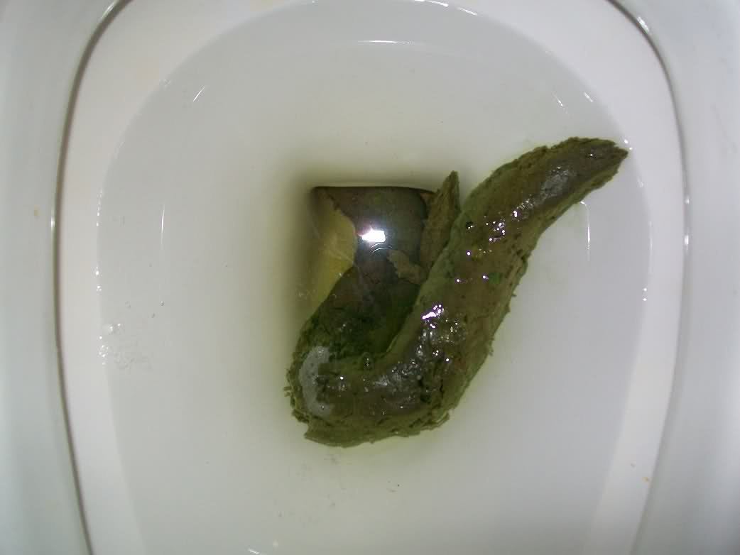 green poo