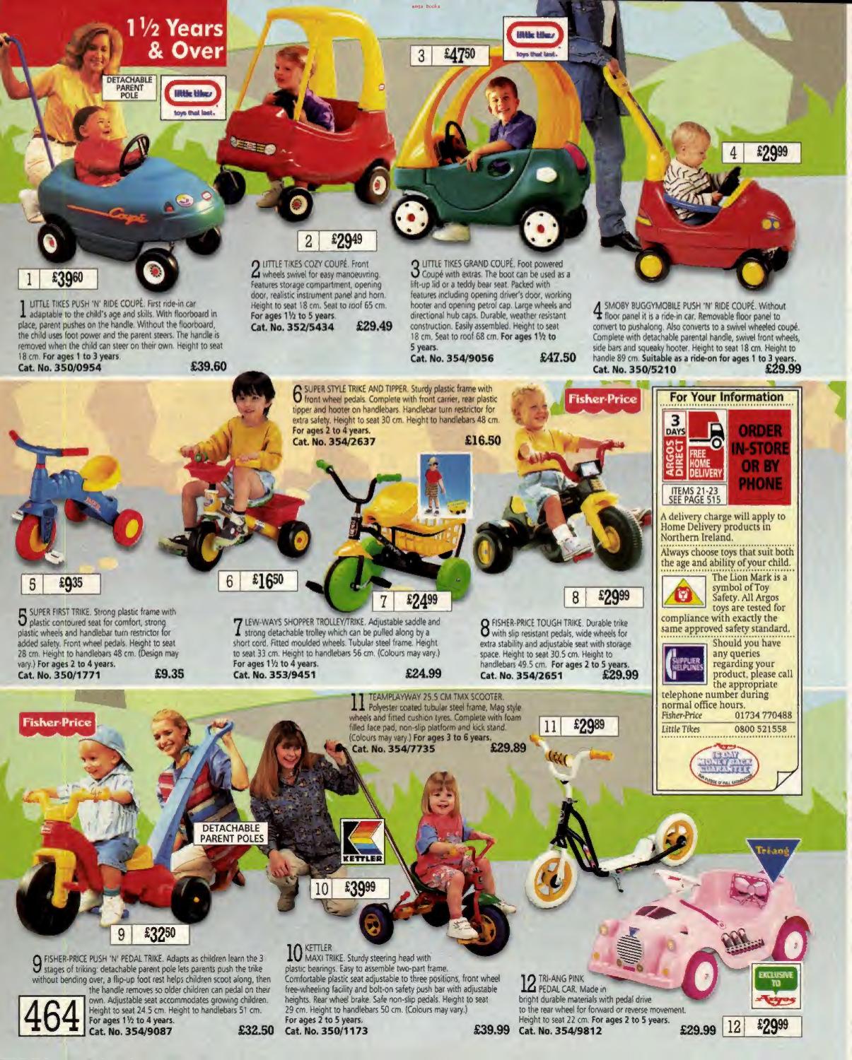 argos ride along toys